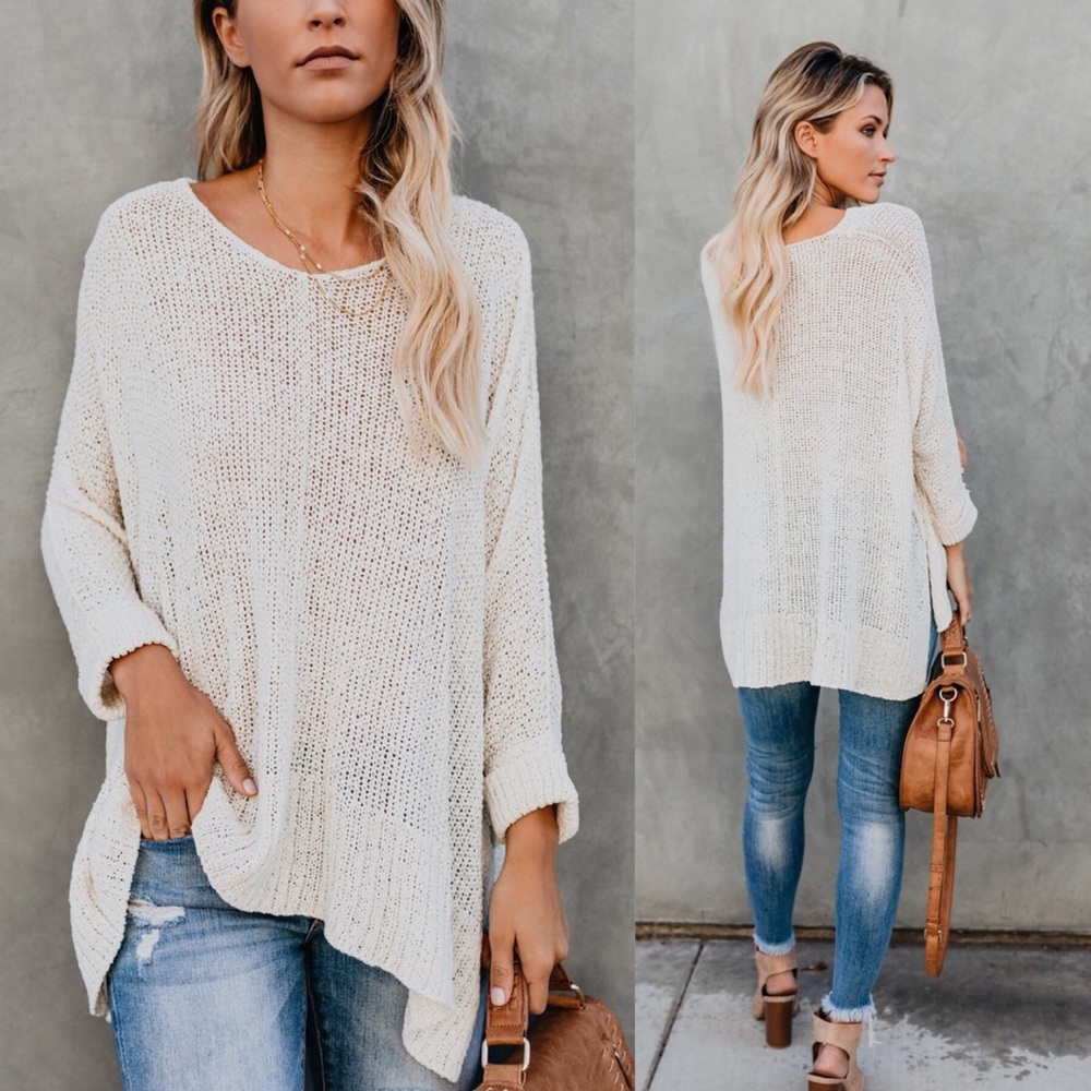 LAST 1️⃣ RIOT Oversized Knit Sweater Top - Picture 4 of 5